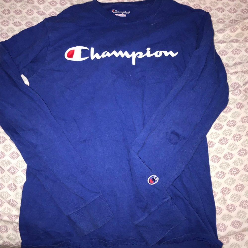 Champion blue long sleeve